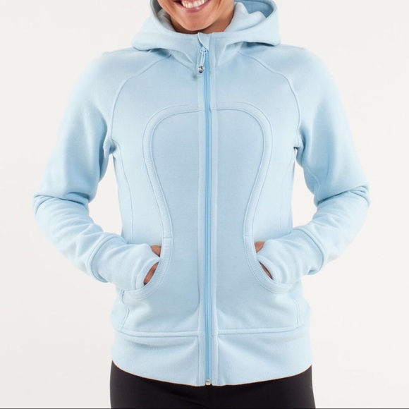 Light Blue Lululemon Scuba Hoodie 